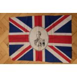 An Edward VIII coronation Union Jack printed cotton flag, 1937, 82 x 57 cm