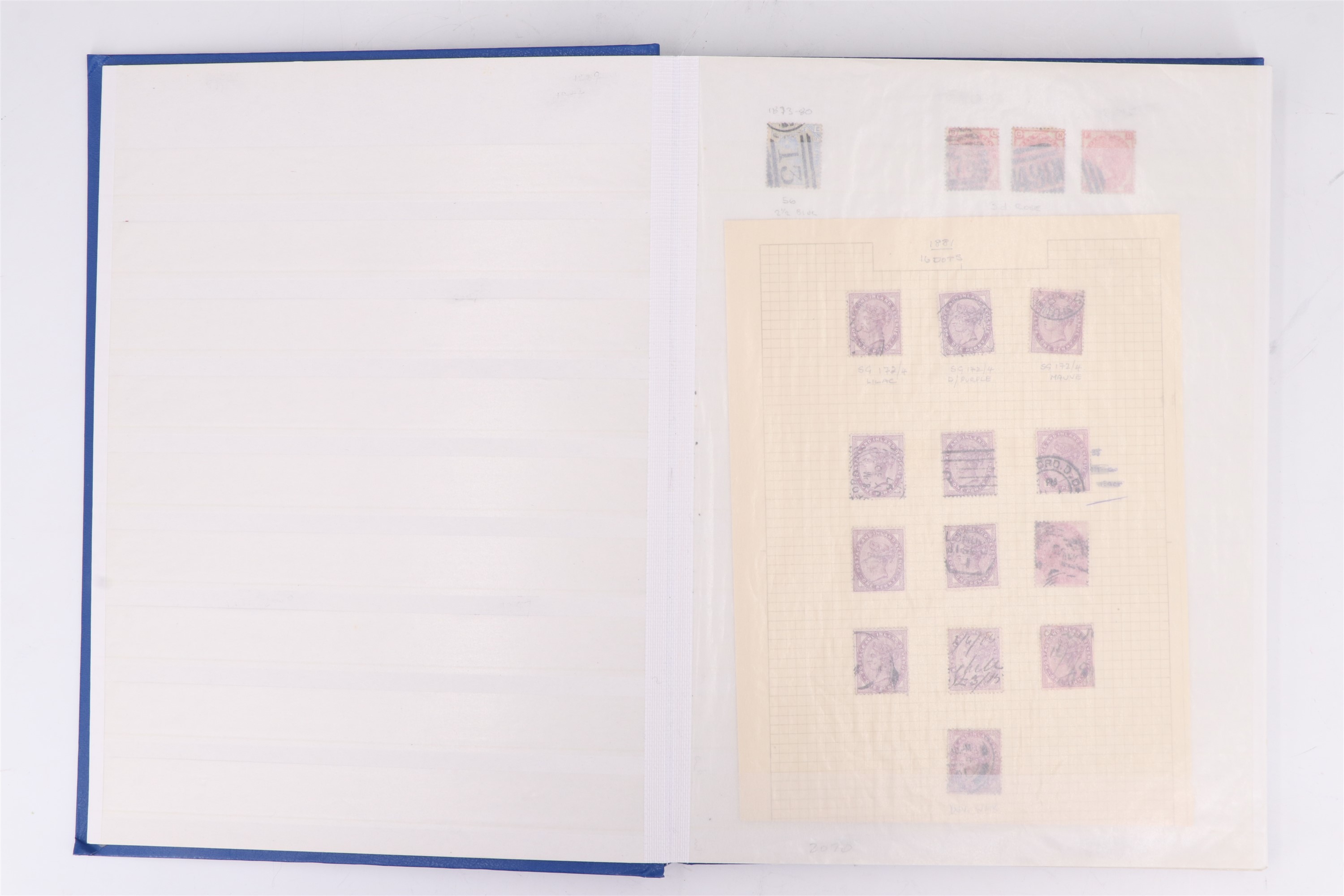 Two hingeless albums containing a collection of Victorian and later GB largely definitive stamps, - Image 3 of 33