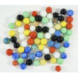 A small quantity of marbles