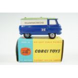 A boxed Corgi Toys die-cast Hammond's Comer 3/4 tonne chassis van
