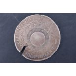 A French Napoleon I 5 Francs silver coin / token countermarked "Payable at Dalzell Farm,