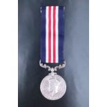 A George VI Military medal to 2191135 A Sjt J McKinnon, 2nd Battalion Border Regiment, ["On 17 Feb