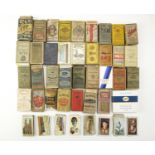 [ Cigarette and Collectors' Cards ] A large quantity of WD & HO Wills cards in period cartons