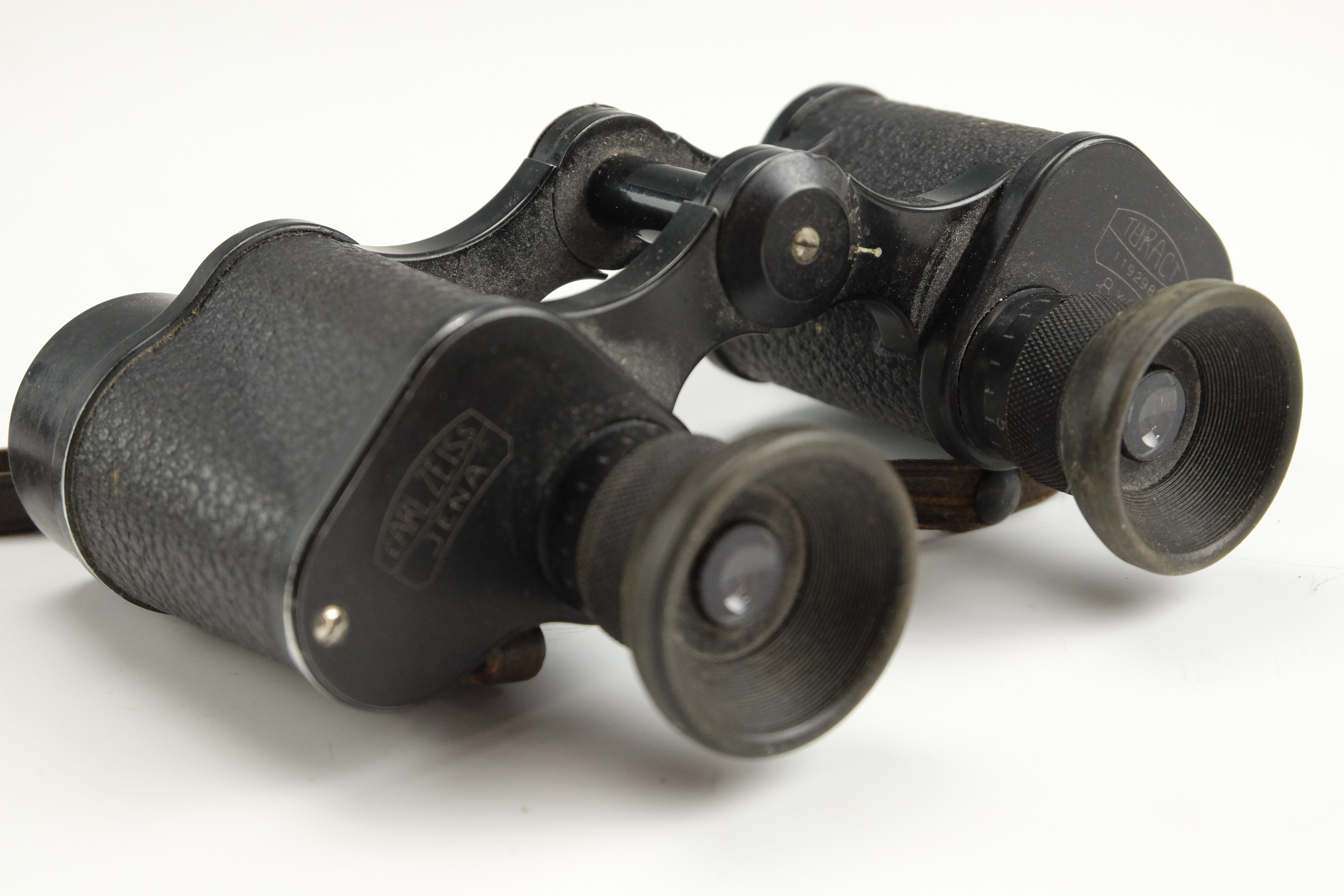 A pair of Carl Zeiss Jena 8x24 binoculars, in leather case - Image 4 of 4