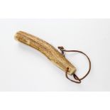 A fisherman's antler priest, 19 cm