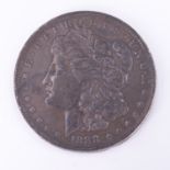 An American 1888 silver dollar