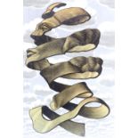 After Maurits Cornelis Escher (1898 - 1972) A bold, graphic depiction of a flowing abstract form set