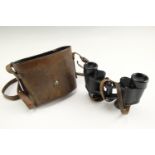 A pair of Carl Zeiss Jena 8x24 binoculars, in leather case