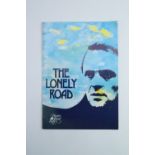 A 1985 programme for The Lonely Road at Theatre Royal Bath starring Anthony Hopkins, Colin Firth,