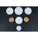 Seven late 19th / early 20th Century watch movements