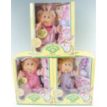 [ Doll ] Three boxed Cabbage Patch Kids Babies, comprising Anna Aleah, Tara Tina and Saige Serena