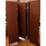 Two contemporary folding screens