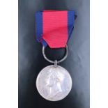 A Waterloo medal, erased
