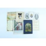 A small group of Victorian and early 20th Century religious ephemera together with "The Lord's