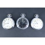 Three mid-20th Century Smith's pocket watches, (running when catalogued, accuracy and reliability