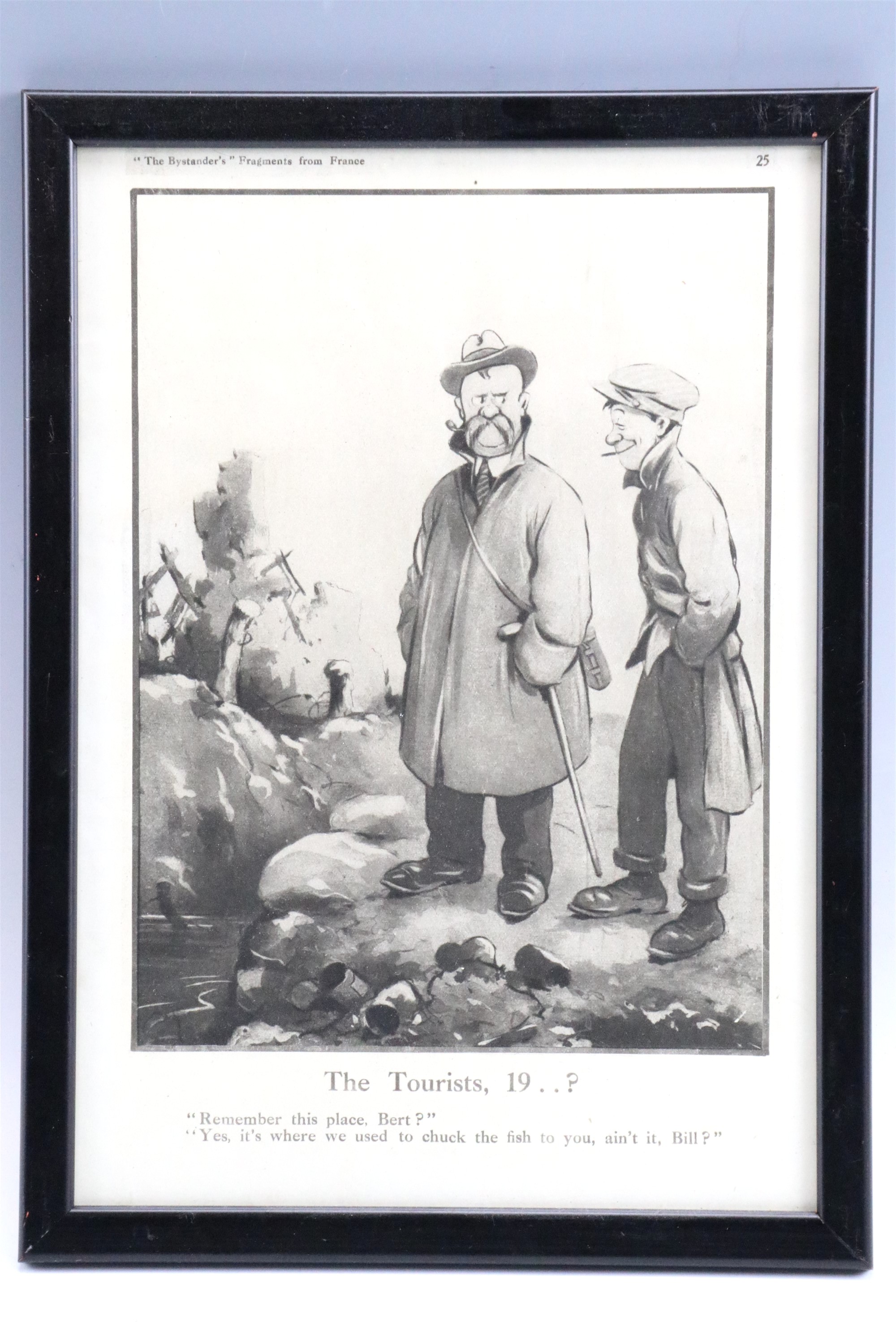 Bruce Bairnsfather (1887 - 1959) Seven framed Old Bill and other Great War cartoons from "The - Image 3 of 8