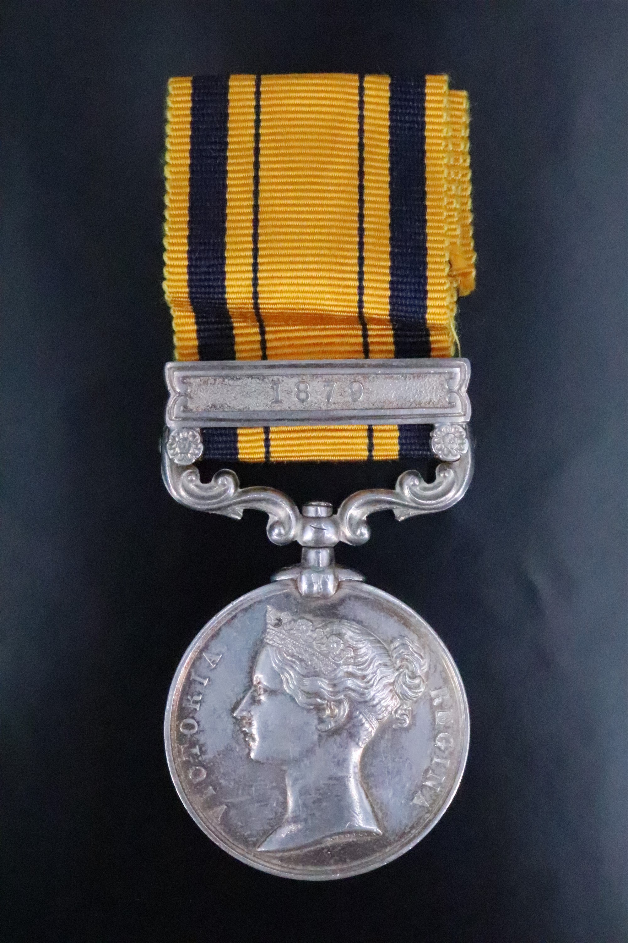 A South Africa Medal with 1879 clasp to Corpl, G S O'Brien, 2nd Cape Yeomanry