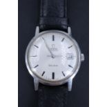 A 1960s Omega stainless steel wristwatch, having a calibre 565 automatic movement and radially-