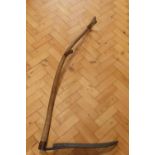 A vintage scythe