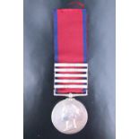 A Military General Service Medal with five clasps to Isaac Barrell, 34th Foot