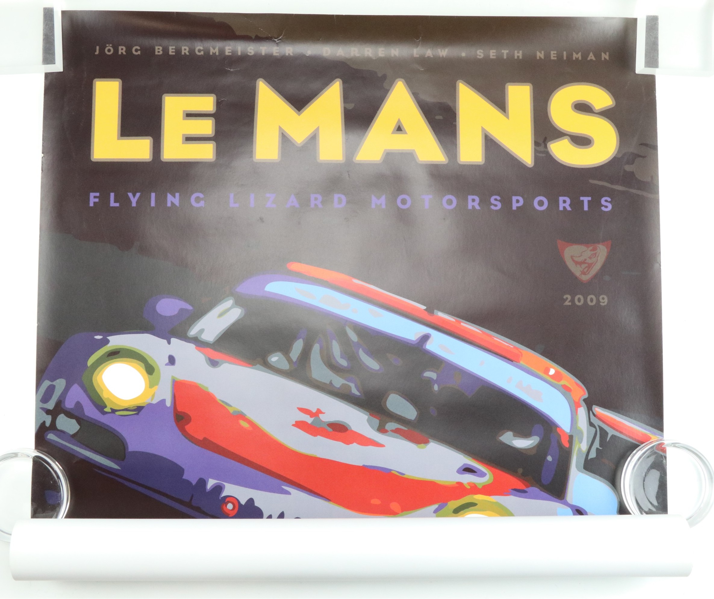 A group of Aston Martin posters together with two Le Mans and a Peugeot Racing poster, Aston - Image 8 of 8