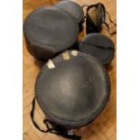 A 1960s Fran Co of Italy oceanic drum kit, together with symbols, cases, etc