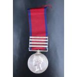 A Military General Service Medal with four clasps to G Creighton, Serjeant, 34th Foot