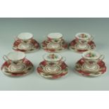 A Royal Albert "Lady Carlyle" teaset, (one cup chipped)