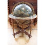 A mid-to-late 20th Century kitsch globe form drinks trolley, 73 x 100 cm