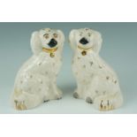 A pair of Beswick / Royal Doulton Staffordshire dogs, 1378-5, 19 cm
