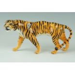 A Beswick tiger, model No. 35, 23 cm long