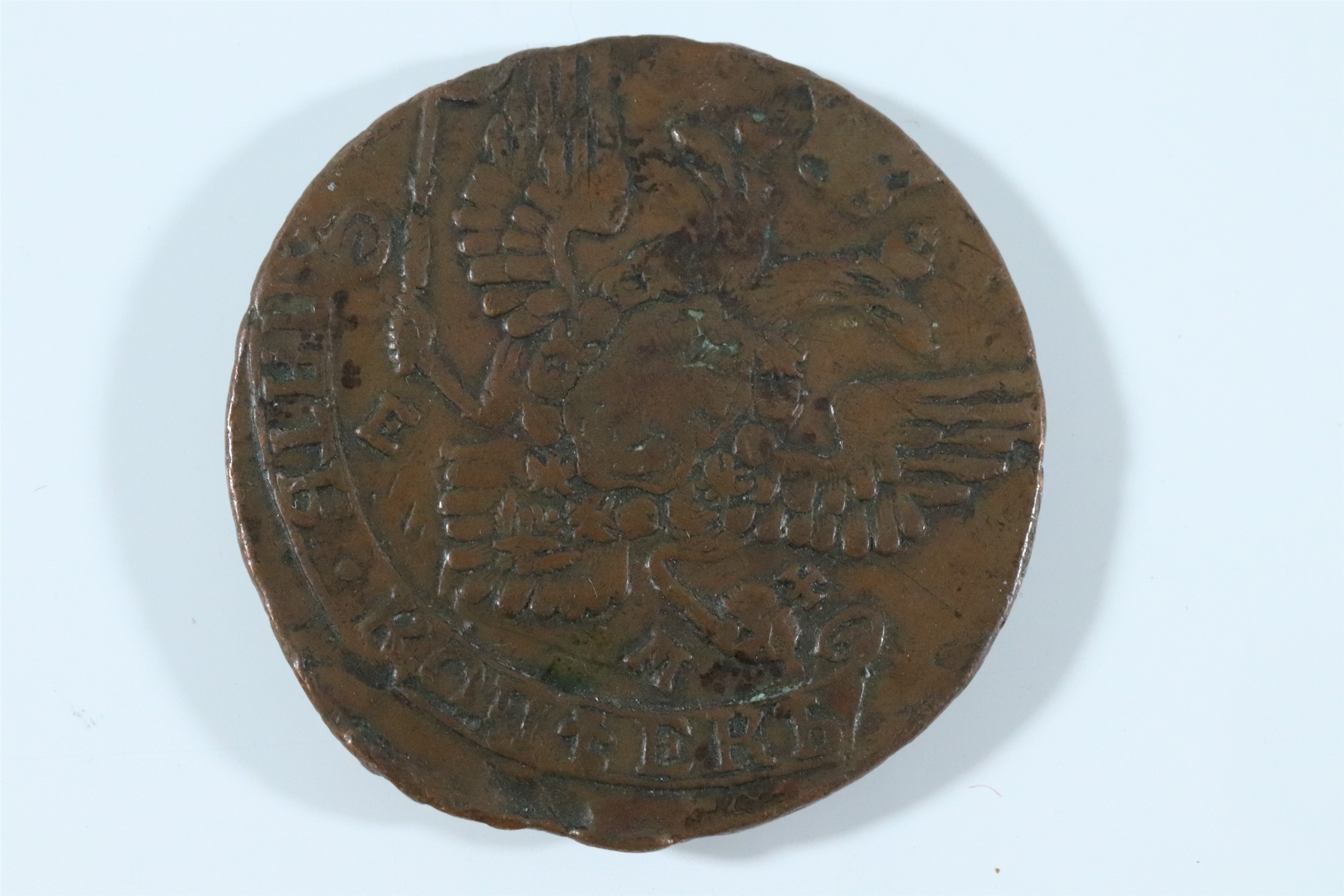 A 1789 Russian Empire 5 Kopecks EM copper coin