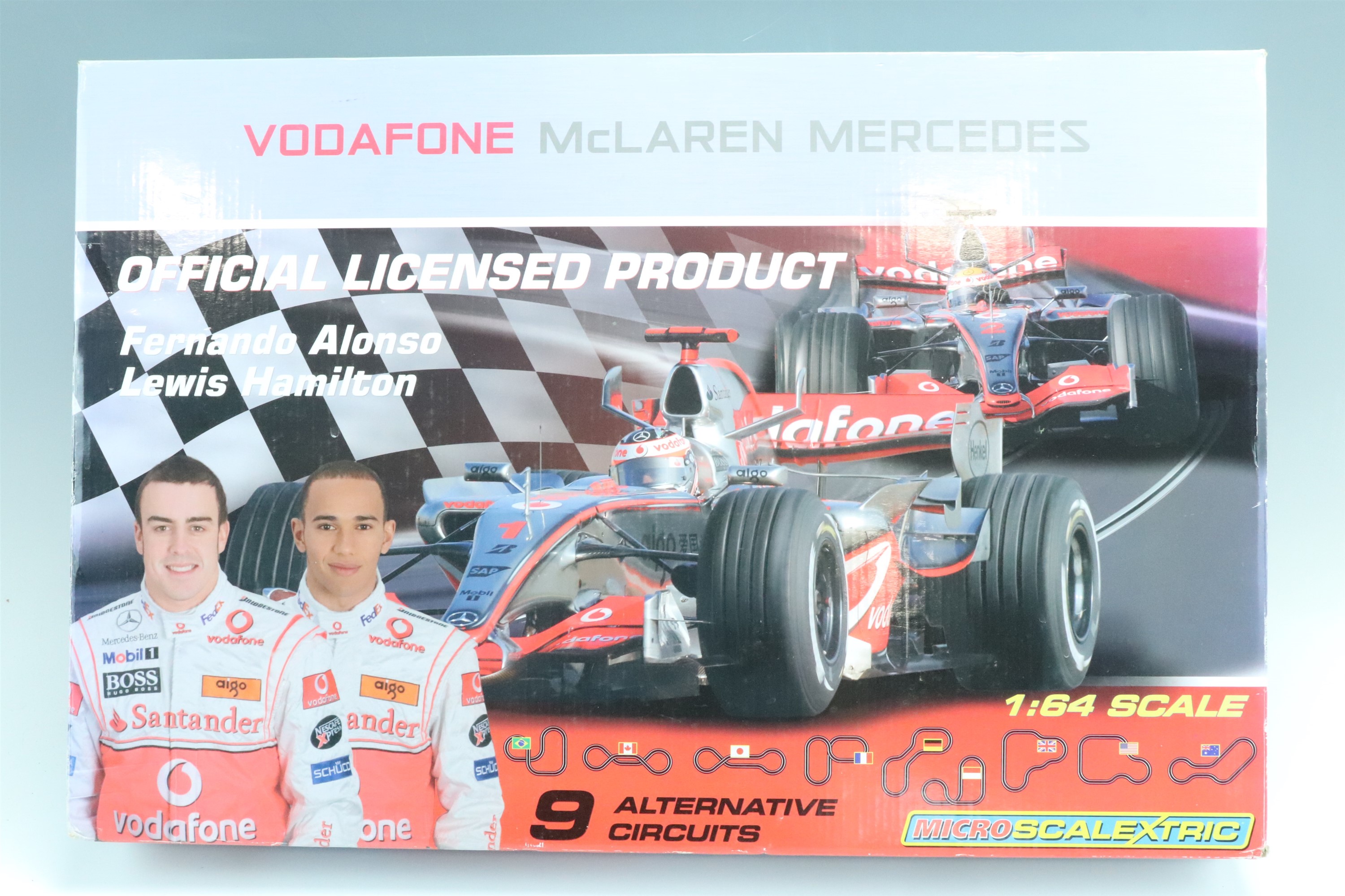 Two boxed Micro Scalextric sets, comprising F1 "Vodafone McLaren Mercedes" and "Street Mayhem" - Image 2 of 5