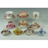 Cabinet cups and saucers including Spode, Royal Albert, etc