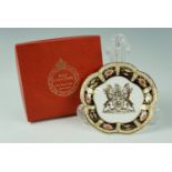 A boxed Royal Crown Derby limited edition pin dish, commemorating the granting of city status to the