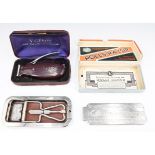 A cased Viceroy non-electric dry shaver together with a boxed Rolls Razor Imperial No 2