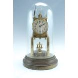 A 1920s Gustav Becker torsion clock, serial number 2272054, 32 cm