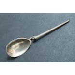 A silver spoon modelled after the antique, "The Roman Spoon" from an original found in the district