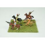 [ Wargaming ] A quantity of war games scale model American Plains Indians and teeppees soldiers
