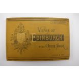 Views of Edinburgh with Guide Book, T. Nelson & Sons, late 19th Century