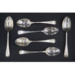 A set of six 1920s Walker & Hall silver coffee spoons, 70 g