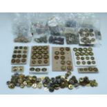 A large quantity of Victorian and later British army and other buttons