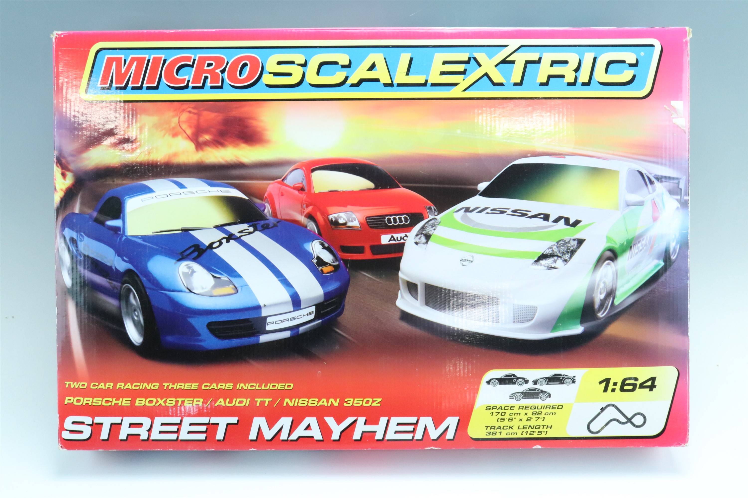 Two boxed Micro Scalextric sets, comprising F1 "Vodafone McLaren Mercedes" and "Street Mayhem" - Image 4 of 5