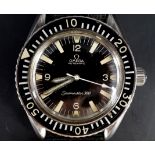 A 1960s British military contract Omega Seamaster 300 wristwatch, reference ST 165.024, having a