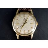 An early 1960s Tudor Royal 9 ct gold wristwatch, having a 17-jewel manual wind movement and circular