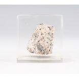 A granite fragment from Old London Bridge, 5 x 5 x 5 cm