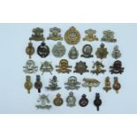 A Victorian 15th King's Hussars and other cavalry / yeomanry cap badges