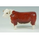 A Beswick Hereford bull, Champion of Champions, 11 cm