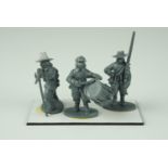 [ Wargaming ] A quantity of war games scale model English Civil Wars soldiers