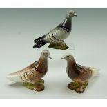 Three Beswick pigeons, 1383, 14 cm